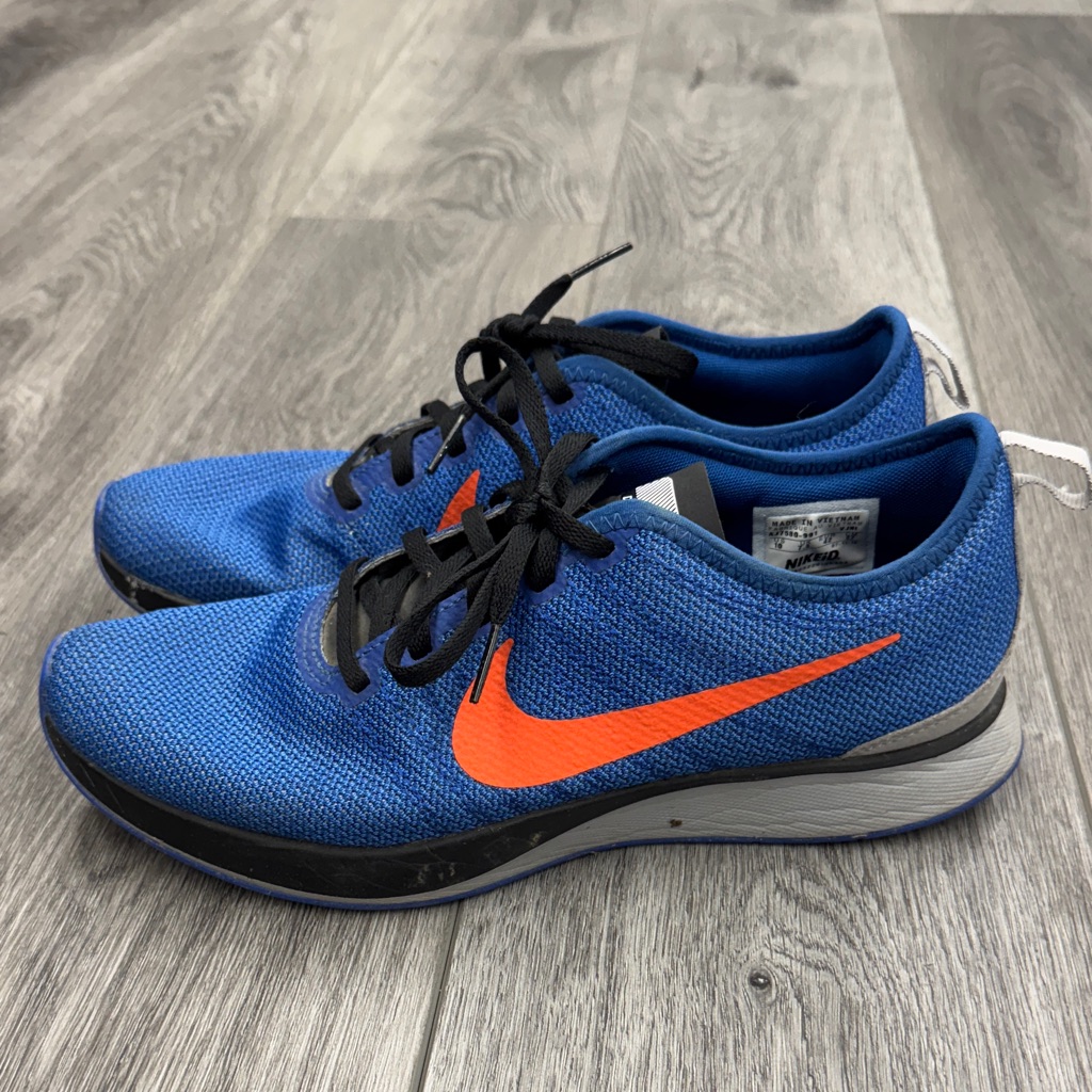 Nike Dualitone Racer Blue And Orange Sneakers